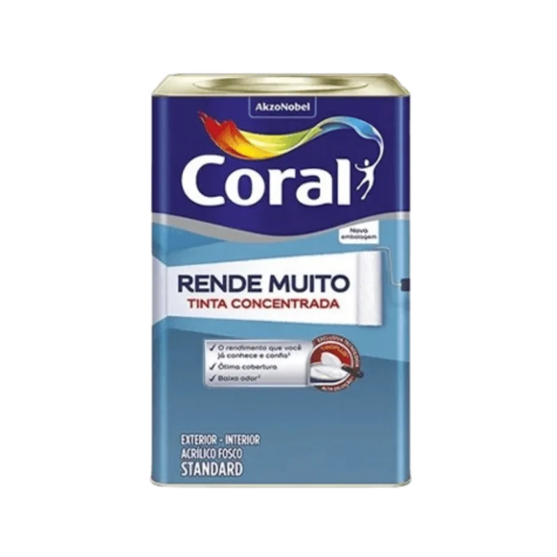 Imagem de Tinta Acrílica Rende Muito 18L - Coral