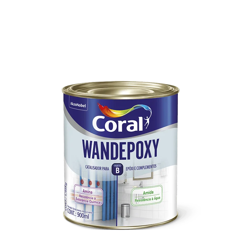 Imagem de Wandepoxy Catalisador para Esmalte Epóxi 900ml - parte B